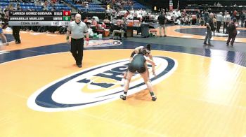 105 lbs Cons. Semi - Larisza Gomez Guevara, DeKalb vs Annabelle Mueller, Hampshire