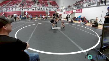 60 lbs Consi Of 8 #2 - Jaxon Vick, Ponca City Wildcat Wrestling vs Piper Staggs, Ponca City Wildcat Wrestling