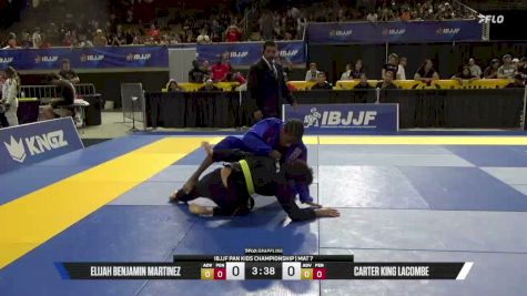 Elijah Benjamin Martinez vs Carter King LaCombe 2026 Pan Kids Jiu-Jitsu IBJJF Championship