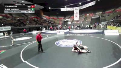 144 lbs Champ. Rd Of 64 - Shane VanGinkel, Reign Wrestling Club vs Jaden Peralta, Vacaville High School Wrestling