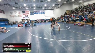 50 lbs Round 3 - Pyper Price, Camel Kids Wrestling vs Cooper Enis, Thermopolis Wrestling Club