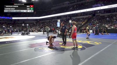 120 lbs Round Of 64 - Rocklin Zinkin, Buchanan (CS) vs Carter Bolt, Torrey Pines (SD)