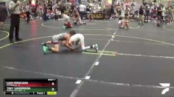 67 lbs Round 3 (6 Team) - Liam Ferguson, Mi Pitbulls vs Trey Sanderson, Indiana Outlaws