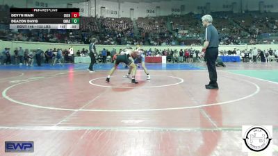 133 lbs Consi Of 32 #2 - Devyn Main, Cushing vs Deacon Davis, Owasso