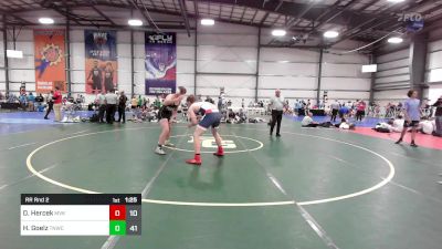 195 lbs Rr Rnd 2 - Daniel Hercek, Mavericks Wrestling vs Hunter Goelz, TNWC Flash Daddy