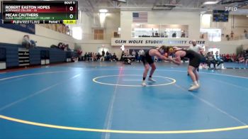 184 lbs Round 2 (6 Team) - Micah Cauthers, Cloud County Community College vs Robert Easton Hopes, Northwest College