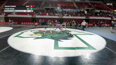 157 lbs Round 2 - Quarters & 1st Wb (16 Team) - Isaiah Harris, Comal Pieper vs Tyler Hicks, Azle
