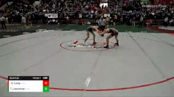 2 - 145 lbs Semifinal - Cannon Long, Clarke County vs Trey Lawrence, Glenvar