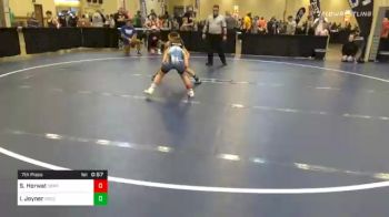 90 lbs 7th Place - Slade Horwat, Derry vs Isaiah Joyner, Greensburg Salem