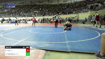 130 lbs Round Of 16 - Ethan Pick, Grove Takedown Club vs Aiden Robideaux, Prodigy Elite Wrestling