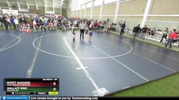 84 lbs Champ. Round 1 - Wallace King, Wasatch WC vs Wyatt Augason, Team Prestige Wrestling