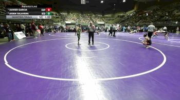 108 lbs Quarterfinal - Xavier Garcia, Clovis West vs Aiden Talavera, Reedley