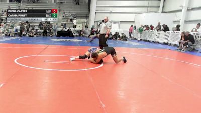 145 lbs Rr Rnd 2 - Elena Carter, Lady Dragons - HSG vs Carma Forty, Backyard Barbies - HSG