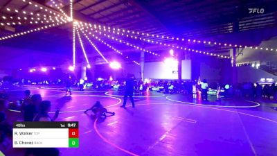 46 lbs Semifinal - Rourke Walker, Top Notch WC vs Brooks Chavez, Backyard Brawlers