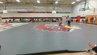 95-96 lbs Round 2 - Tyce Grant, Cody Middle School vs Jackson Robbins, Powell Middle School