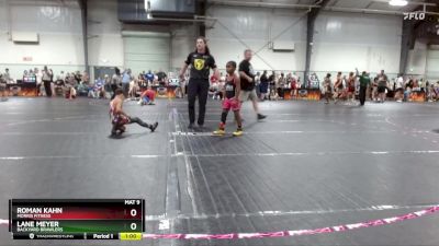 66 lbs Round 4 - Lane Meyer, Backyard Brawlers vs Roman Kahn, Morris Fitness