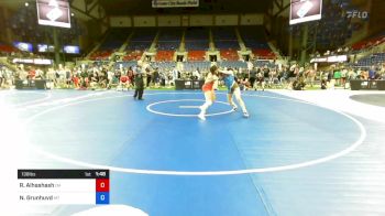 138 lbs Cons 16 #1 - Rejan Alhashash, Ohio vs Nevaeh Grunhuvd, Montana