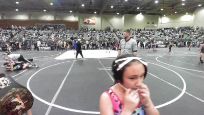 100 lbs Quarterfinal - Lydia Zaragoza, Team Viper vs Sawyer Phillips, Willits Grapplin Pack