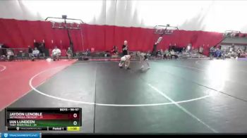 96-97 lbs Round 1 - Jaydon LeNoble, Weyauwega-Fremont vs Ian Lundeen, Thief River Falls