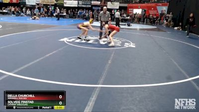 114G Champ. Round 1 - Della Churchill, Wrangell Wolves vs Solveig Finstad, Lathrop Wrestling