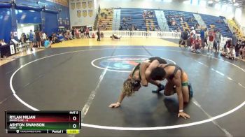 126 lbs Round 5 (8 Team) - Rylan Milian, Bandits WC vs Ashton Swanson, VHWC