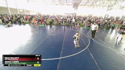 72 lbs Cons. Round 4 - Beau Balliett, Roy Wrestling Club vs Bronx Harris, Iron County Wrestling Academy