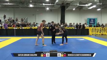 Rebecca Elizabeth Charbonneau vs Caitlin Lorraine Ghalayini 2026 Pan IBJJF Jiu-Jitsu No-Gi Championship