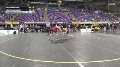 157 lbs Round 4 (6 Team) - Jimmy Harrington, Harvard vs Mason Shrader, Central Michigan