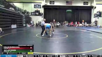160 lbs Cross Bracket (8 Team) - Skylar Gomer, Moody Hs vs Collin Burroughs, Chelsea