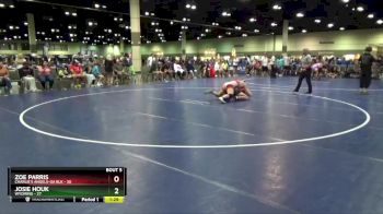 155 lbs Round 2 (8 Team) - Zoe Parris, Charlie`s Angels-GA Blk vs Josie Houk, Wyoming