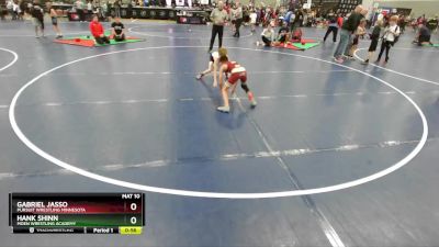 70 lbs Champ. Round 3 - Gabriel Jasso, Pursuit Wrestling Minnesota vs Hank Shinn, Moen Wrestling Academy