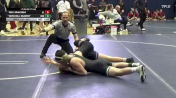 132 lbs Semifinal - Mitchell Murphy, Dubuque Hempstead vs Rex Edmonds, Iowa City, Liberty