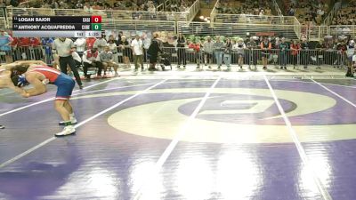 120 1A Quarterfinal - Anthony Acquafredda, Cocoa Beach vs Logan Bajor, Cardinal Gibbons