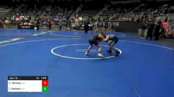 76 lbs 5th Place - Conner Whitely, Bad Karma vs Trey Beissel, Hastings WC