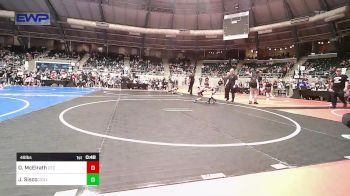 49 lbs Round Of 16 - Onan McElrath, Owasso Takedown Club vs Jenson Sisco, Collinsville Cardinal Youth Wrestling