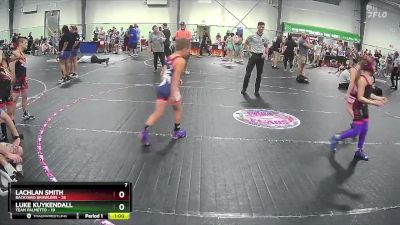 82 lbs Placement (4 Team) - Lachlan Smith, Backyard Brawlers vs Luke Kuykendall, Team Palmetto