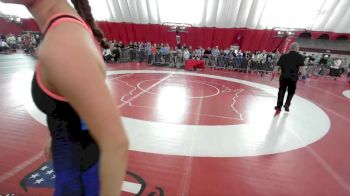 130 lbs Cons. Semi - Audrey Hanson, Wisconsin vs Ryley Reichling, Mineral Point Wrestling Club