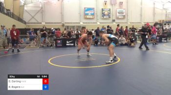 80 kg Round Of 16 - Dillon Derting, Pueblo West vs Rylan Rogers, Blair Academy