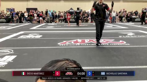 Diego Martinez vs Nicholas Santana 2025 ADCC Orlando Open/Youth Trials