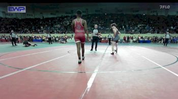 140 lbs Round Of 64 - Luke Black, Jenks vs Mykale Thomas, Fort Gibson Youth Wrestling