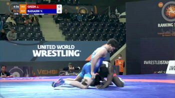 70 kg Semifinal - James Green, USA vs Viktor Rassadin, RUS