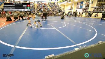 61 lbs Consi Of 8 #2 - Josias Henley, Skiatook Youth Wrestling vs Jonah Aguayo, Grove Takedown Club