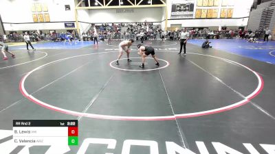 184B lbs Rr Rnd 2 - Braxton Lewis, Vmi vs Cael Valencia, Arizona State