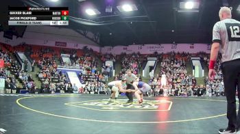 165 lbs Finals (8 Team) - Jacob Pickford, Hudson Area HS vs Gixxer Blair, Martin HS