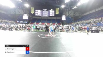 120 lbs Rnd Of 16 - Joey Enzminger, North Dakota vs Gus Cardinal, Arizona