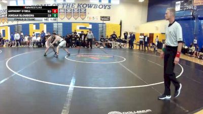 138 lbs Finals (8 Team) - Jordan Blomberg, St. John Neumann vs Anthony O`Dell, Mater Lakes Academy