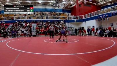 126 lbs 1st Place Match - Gavin Jendreas, Crown Point vs Matthew Maldonado, Merrillville