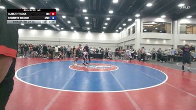 113 lbs Champ. Rd Of 32 - Isaiah Triana, Lugo Wrestling Club vs Bennett Brame, Carolina Prestige Wrestling Club