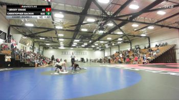 141 lbs Champ. Round 2 - Brody Chase, Adrian vs Christopher Backus, Manchester