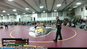 100 lbs Cons. Round 4 - Ari Chiaramonte, Lewis-Palmer vs Maylin Bernard, Roosevelt